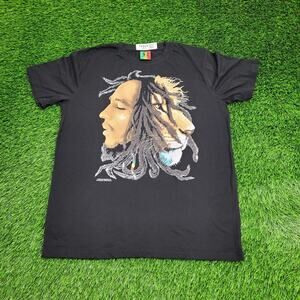 Vintage Bob-Marley Shirt Womens XL 22x28 Y2K